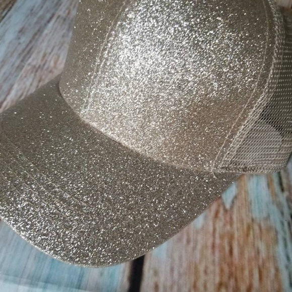 CC Glitter Ponytail Cap - Picture 6 of 8